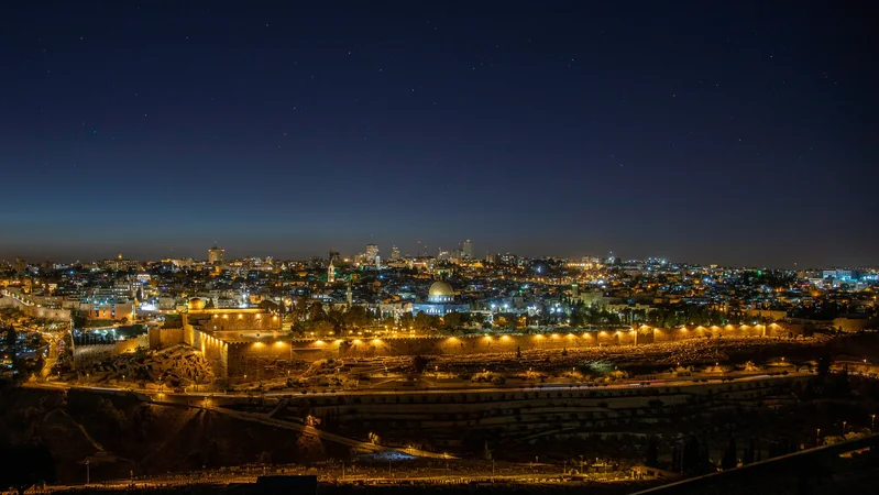 Jerusalem at night