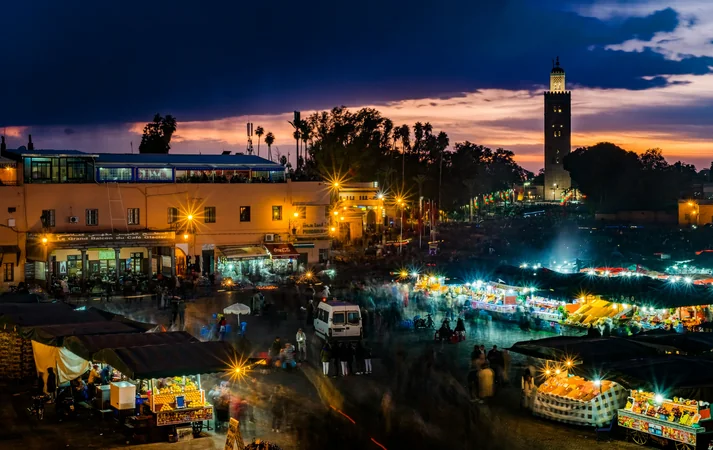 Marrakesh at night