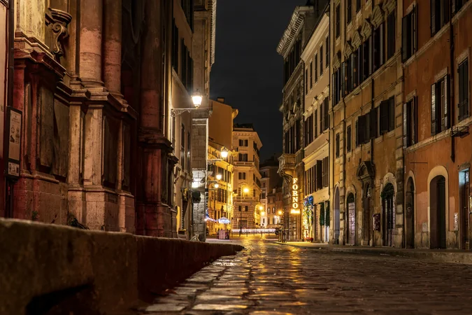 Rome at night