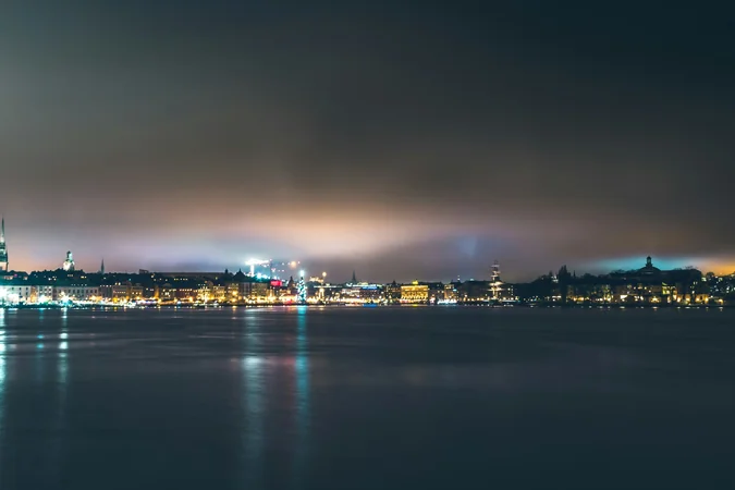 Stockholm at night