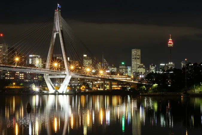 Sydney at night