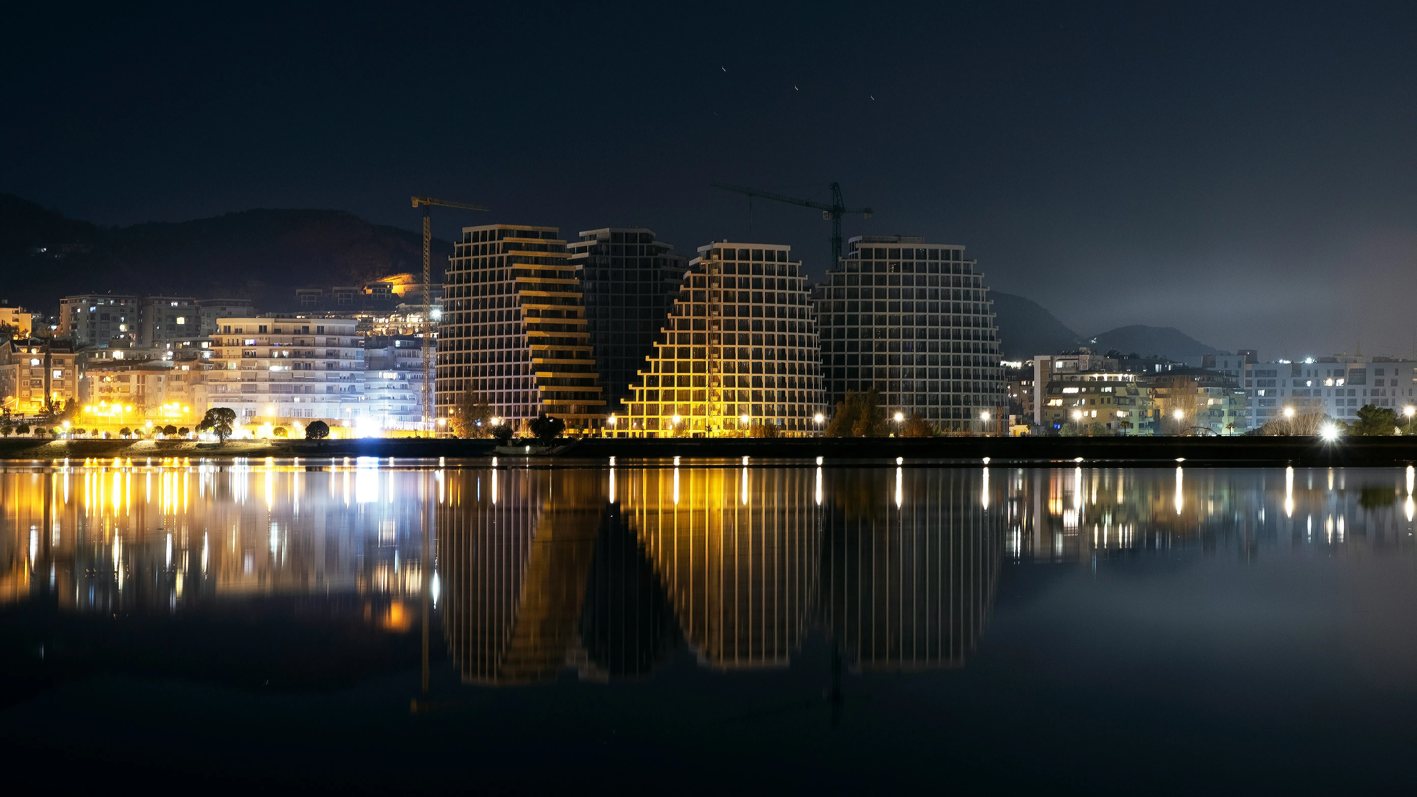 Tirana at night